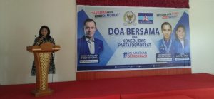 Anita Gah Gelar Doa Bersama dan Konsolidasi Partai Demokrat di Kupang