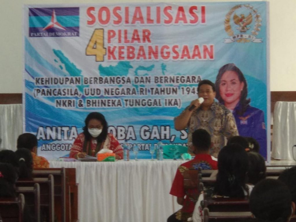 Anita Gah Sosialisasi 4 Pilar Kebangsaan di Kupang
