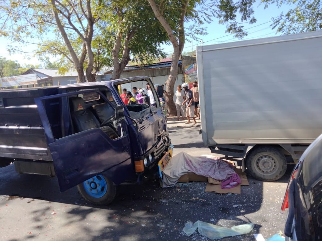 Rem Blong, Tabrakan Beruntun, Pesepeda Tewas Ditabrak Truk TNI AU