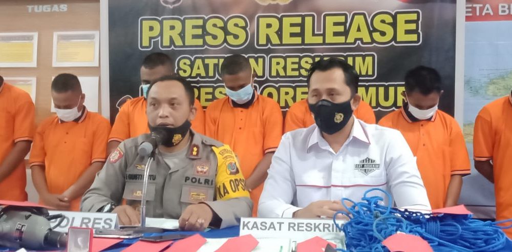 Polisi Tangkap 7 Pencuri Uang dan Barang Berharga Senilai Rp 1 Miliar di Adonara
