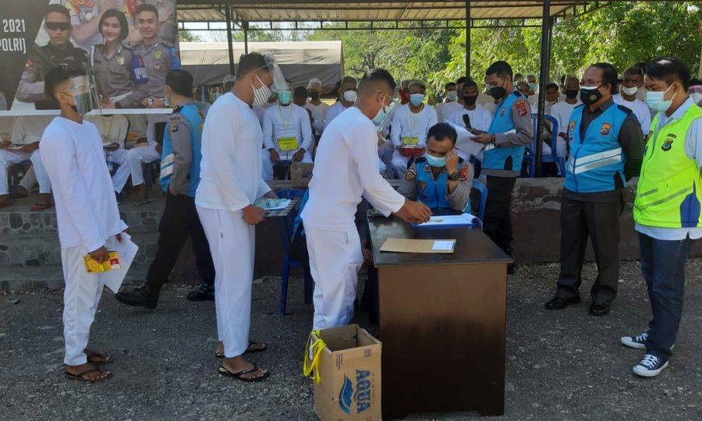 Hasil Swab Reaktif Covid-19, 5 Calon Polisi Langsung Digugurkan