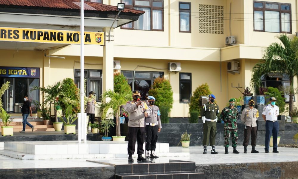 Polresta Kupang Apel Kesiapan Pengamanan Malam Takbiran dan Salat Id