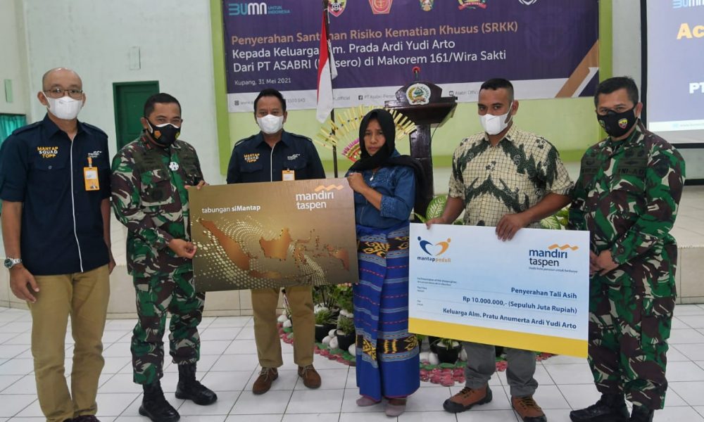 Putra NTT Gugur di Papua, ASABRI Serahkan Santunan Rp 450 Juta kepada Ahli Waris Prada Ardi