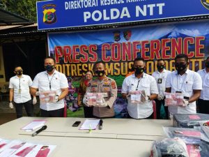 Polda NTT Ungkap Investasi Bodong, 1.800 Nasabah Setor Rp 28 Miliar, Uang Rp 1,1 Miliar Disita