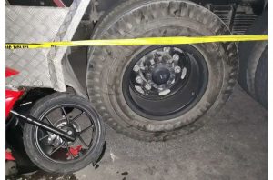 Tabrak Tronton, Pengendara dan Penumpang Honda Beat Tewas di Jl. Timor Raya