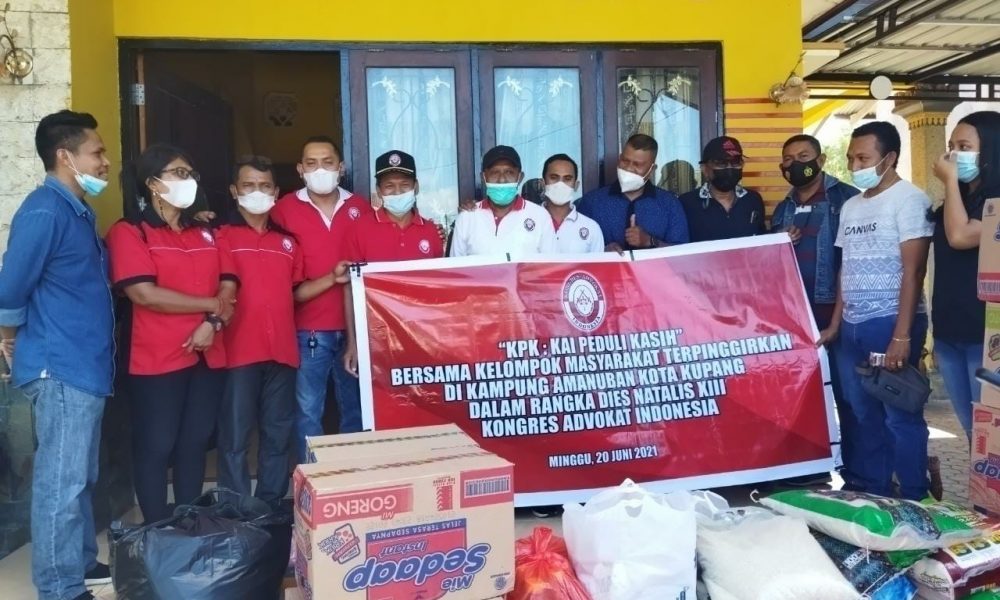 HUT Ke-13, KAI NTT Bantu Warga Korban Seroja di Kupang