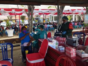 SALUT! Gelar Vaksinasi Covid-19 di 125 Lokasi, Polda NTT dan Jajaran Lampaui Target