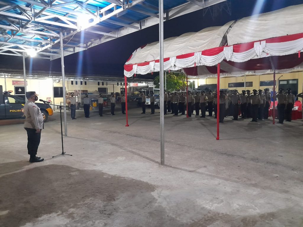 UNIK! Upacara Kenaikan Pangkat di Polresta Kupang Digelar Dini Hari