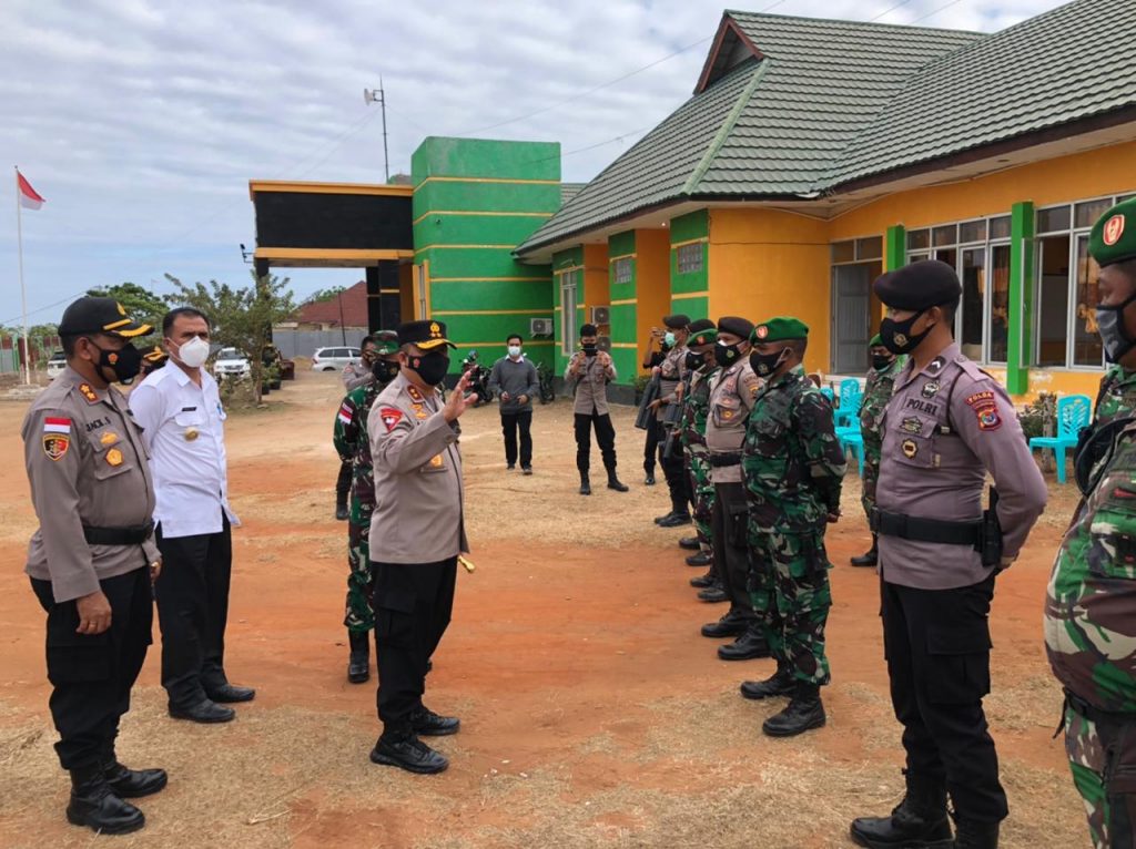 Kapolda NTT dan Danrem Pantau Langsung PSU Sabu Raijua