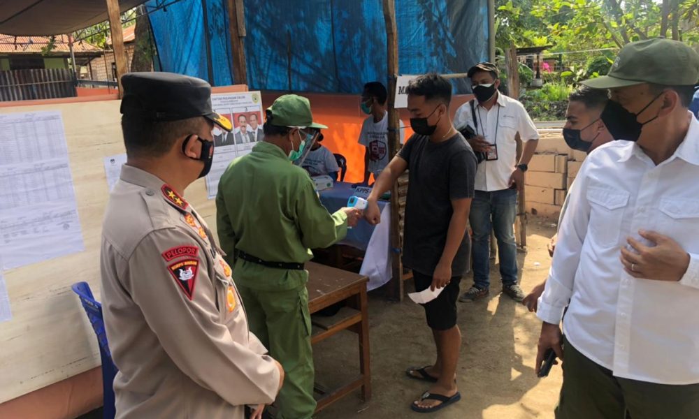 Pantau Langsung TPS di Sabu Raijua, Kapolda NTT Ingatkan Taat Prokes