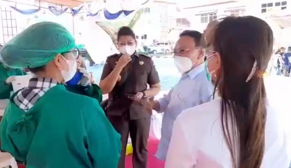 Bupati Kupang Apresiasi dan Dukung Penuh Vaksinasi Covid-19 di Kejati NTT