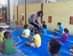 SALUT! Polwan di Kupang Peduli Anak-anak Korban Bencana Badai Seroja, Rumahnya Dijadikan Posko Kemanusiaan
