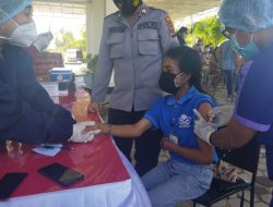 Polresta Kupang Beri Pelayanan Vaksinasi Covid-19 kepada Penyandang Disabilitas