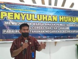 Kanwil Kemenkumham NTT Gelar Penyuluhan Hukum Pencegahan KDRT di Rutan Kupang