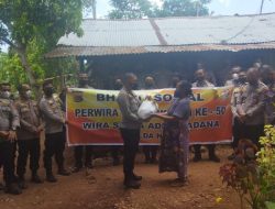 Ikatan Setukpa Polri Angkatan 50 Gelar Bakti Sosial, Patroli Sambil Bagikan Sembako