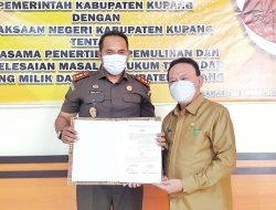 Kejari Kabupaten Kupang Segera Tertibkan Aset Pemda, Bupati: Selalu jadi Catatan BPK