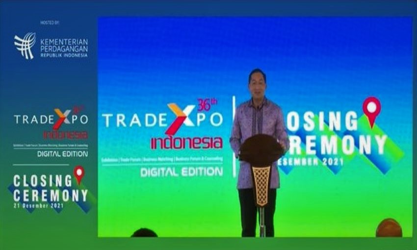 Bukukan Transaksi USD 6,06 Miliar, Mendag: Capaian TEI 2021 Sangat Menggembirakan Bukukan Transaksi USD 6,06 Miliar, Mendag: Capaian TEI 2021 Sangat Menggembirakan
