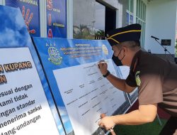 Kejari Kabupaten Kupang Canangkan Zona Integritas WBK-WBBM 2022