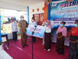 Resmikan Kantor Fungsional Bank NTT Moni, Gubernur: Kacab Tidak Boleh Hanya Duduk di Kantor