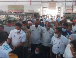Dukung Pasar Batu Cermin jadi Pasar Digital, Disaksikan Deputi Bank Indonesia, Bank NTT Sumbang 10 Tong Sampah