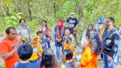 IAD Kabupaten Kupang Kunjungi Gua Peninggalan Jepang di Kampung Bonen