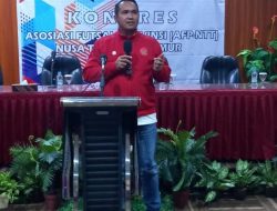 Kongres Biasa Asprov PSSI NTT Diawali dengan Eksebisi Pengurus Asprov vs Askab-Askot