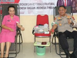 Sambut HUT Ke-76 Bhayangkara, Polres Kupang Gelar Donor Darah, Ratusan Personel TNI-Polri Terlibat