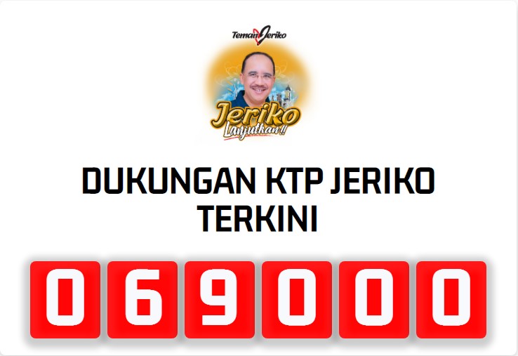 Tembus 69.000, Capaian Terkini Dukungan KTP untuk Jeriko Maju Pilkada Kota Kupang Tembus 69.000, Capaian Terkini Dukungan KTP untuk Jeriko Maju Pilkada Kota Kupang