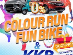 KKB Colour Run & Fun Bike, Ajang Santai Bank NTT Jumpai Warga yang Ingin Beli Kendaraan Tanpa Uang Muka