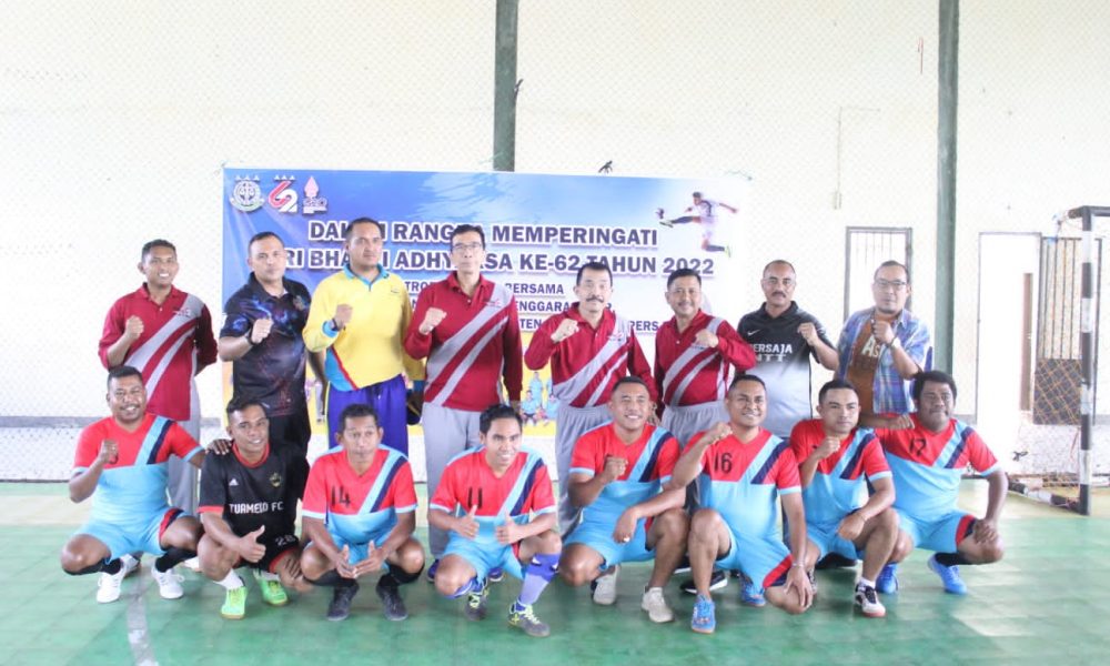 Trofeo Futsal HBA Ke-62, Dua Tim Kejari Kabupaten Kupang Tampil Ganas Trofeo Futsal HBA Ke-62, Dua Tim Kejari Kabupaten Kupang Tampil Ganas