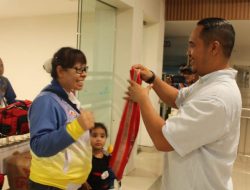 Sambut Kontingen Pra Popnas NTT, Waketum Asprov PSSI Sebut Hildergardis Bria Seran Srikandi NTT