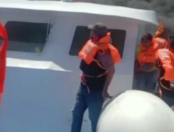 Kapal Cepat Cantika 77 Terbakar dalam Pelayaran Kupang-Alor