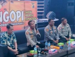 Kapolresta Kupang Pimpin Jumat Curhat di Atsmosphere Club, Diikuti Seluruh Purel