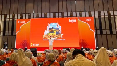 Program Umroh Satu Pesawat BTPN Syariah, 320 Nasabah Inspiratif Diberangkatkan Program Umroh Satu Pesawat BTPN Syariah, 320 Nasabah Inspiratif Diberangkatkan