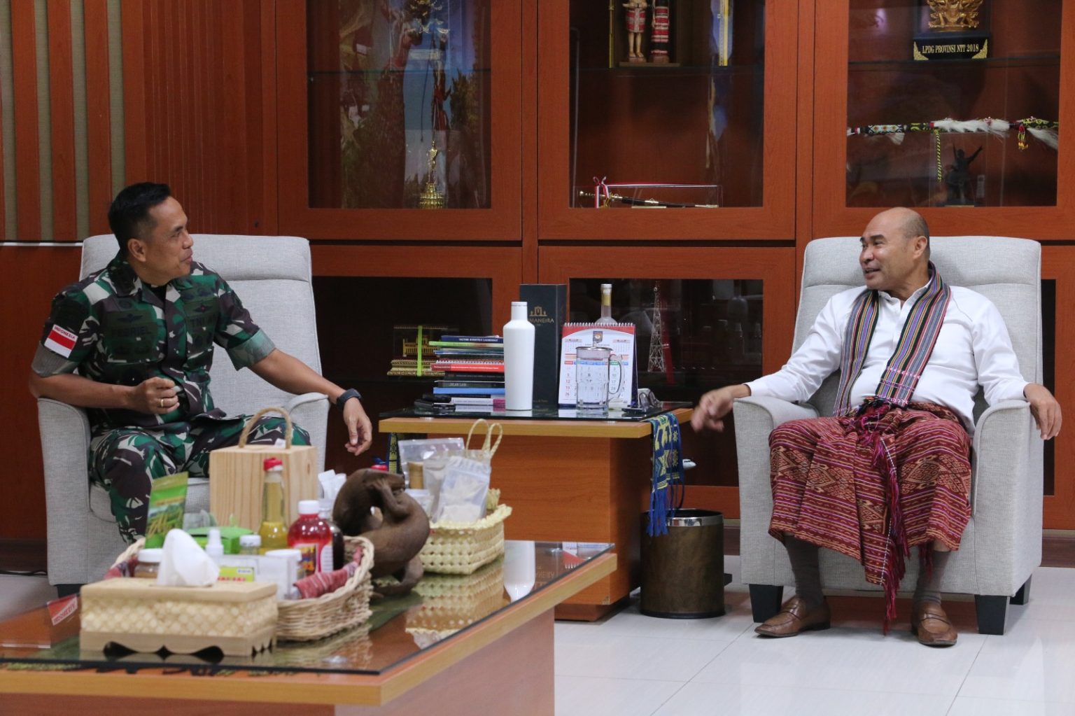 Dikunjungi Danrem Baru, Gubernur Ajak Kolaborasi dalam Pembudidayaan Kelor