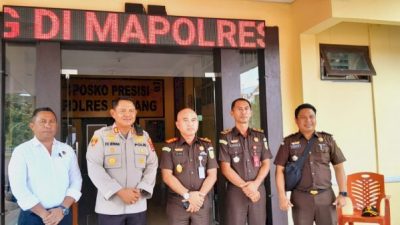 Kapolres Kupang Terima Kunjungan Perdana Kajari Kabupaten Kupang Muhammad Ilham