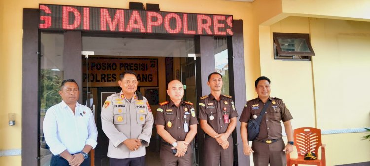 Kapolres Kupang Terima Kunjungan Perdana Kajari Kabupaten Kupang Muhammad Ilham