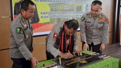 Resmikan Gedung IGD RS Bhayangkara Kupang, Kapolda: Perkuat Lagi Hati Nurani Perawat