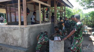 Danrem Pantau RTLH Bantuan Pangdam di Oebelo hingga Longsor Takari