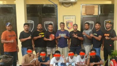 Ungkap Sindikat Pencuri HP di Kupang, Polisi Ciduk 6 Pelaku, Barang Bukti 14 HP dan 2 Motor