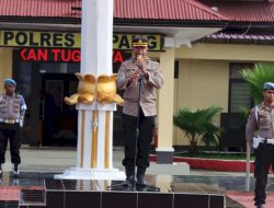 Pimpin Apel Perdana, Wakapolres Kupang Yulianus Lau Ajak Anggota Saling Bekerja Sama