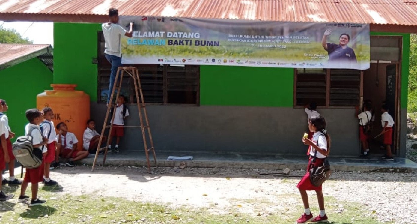 BTN Tekan Angka Stunting di Desa Kolbano, Kolaborasi dengan Relawan Bakti BUMN BTN Tekan Angka Stunting di Desa Kolbano, Kolaborasi dengan Relawan Bakti BUMN