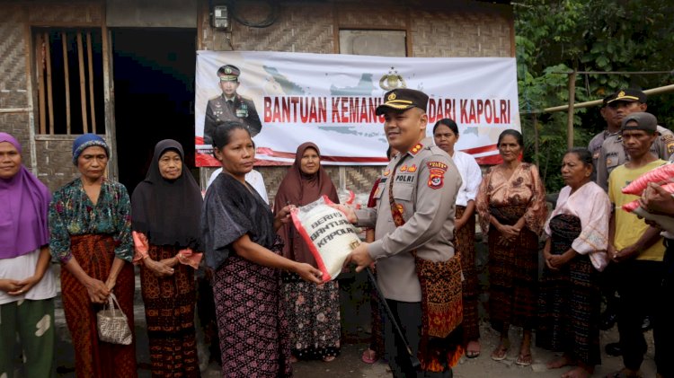 Harga Sembako Naik, Kapolri Kirim Bantuan 50 Ton Beras untuk Warga NTT