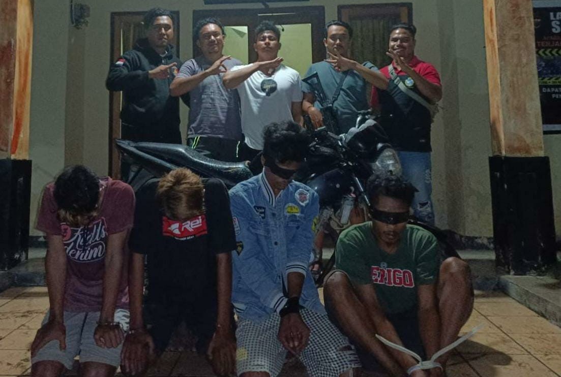 Polisi Tangkap 4 Pelaku Curanmor di Sumba Timur, Yamaha Vixion Dijual Rp3 Juta