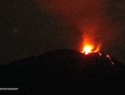 Erupsi Gunung Ile Lewotolok di Lembata, Tercatat 60 Kali dalam Sehari, Warga Sekitar Harus Waspada