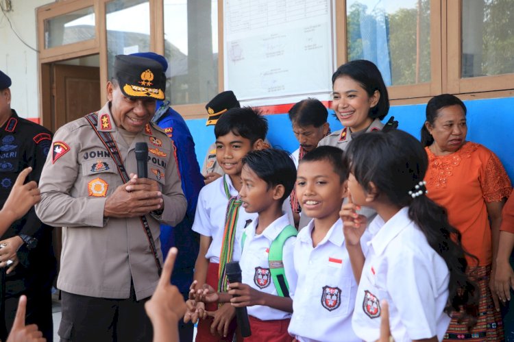 Bernostalgia di SD Almamater, Kapolda NTT Mengaku Sering Loncat di Pohon, Berkejaran di Lapangan Berbatu, Kaki Penuh Luka
