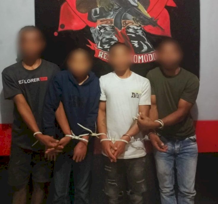 Polres Manggarai Barat Bekuk 4 Spesialis Pembobol Gudang Toko Antar Kabupaten, Amankan Ratusan Barang Bukti, Beraksi dengan Mobil