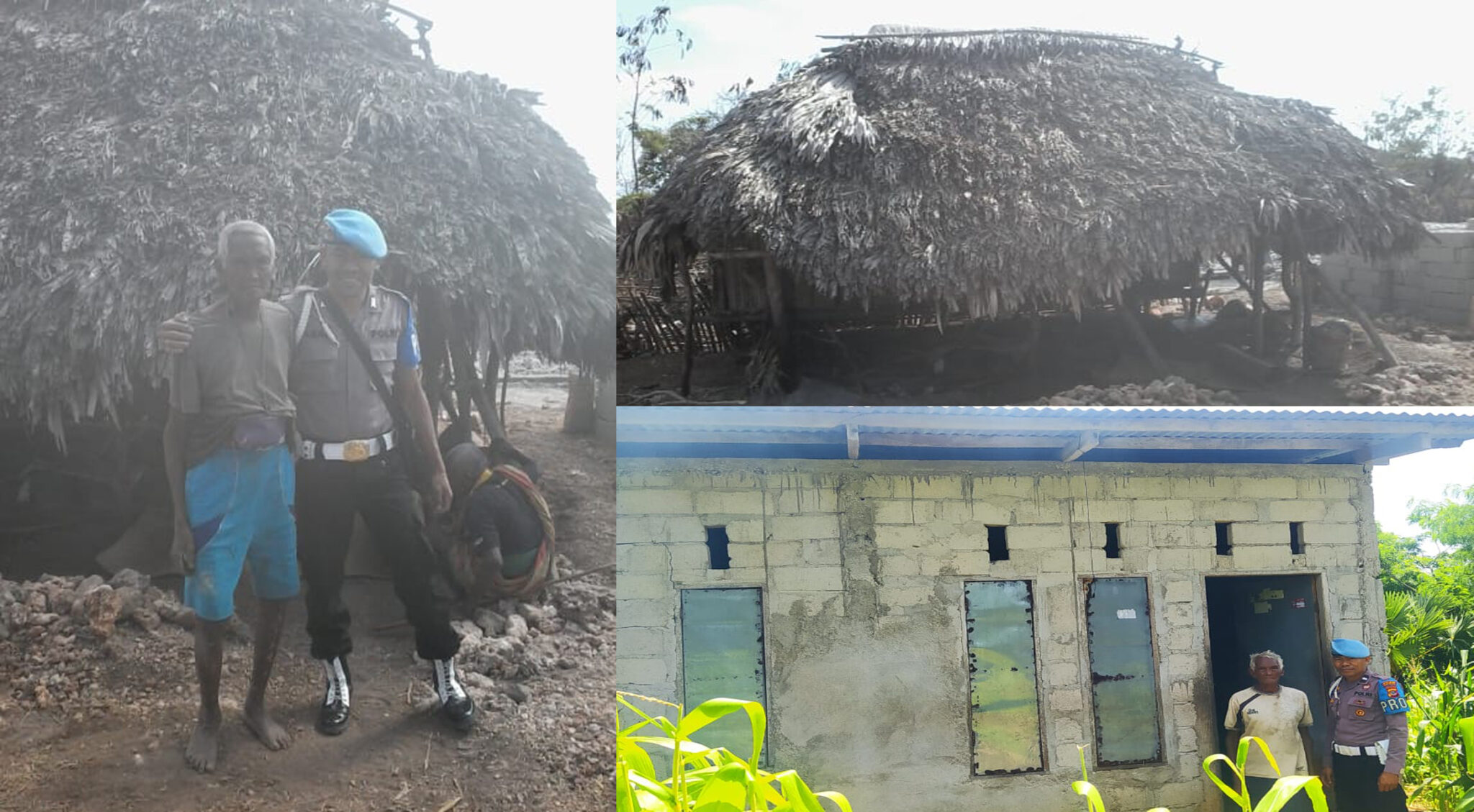 Aipda Laasar Bulu, Polisi Inspiratif dan Berjiwa Sosial, Bantu Bangun Rumah untuk Warga Tak Mampu di Sabu Raijua Aipda Laasar Bulu, Polisi Inspiratif dan Berjiwa Sosial, Bantu Bangun Rumah untuk Warga Tak Mampu di Sabu Raijua