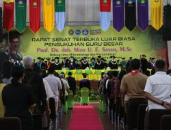 Prof. Maxs Sanam jadi Guru Besar Ke-40 Undana Kupang, Profesor Pertama Aktif di Fakultas Kedokteran