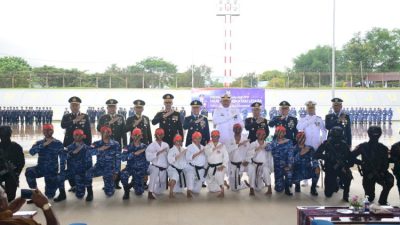 Atraksi Karate dan Simulasi Pengamanan VVIP Meriahkan Peringatan HUT TNI-AU di Lanud El Tari Kupang
